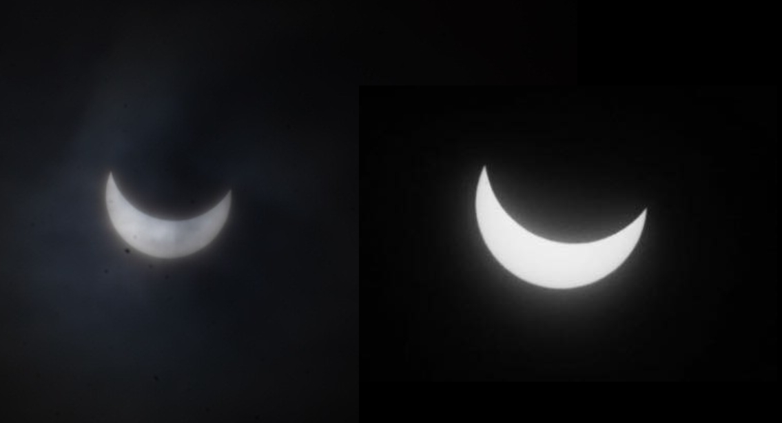 Partial solar eclipse Iceland