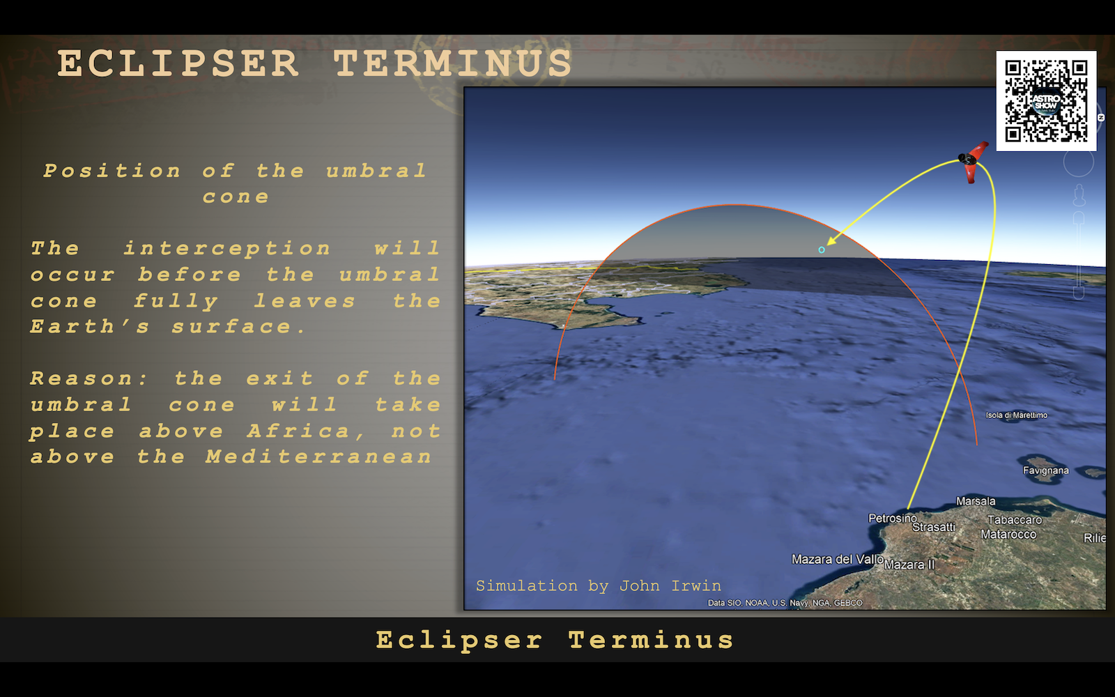 Eclipser Terminus flight above Sicily