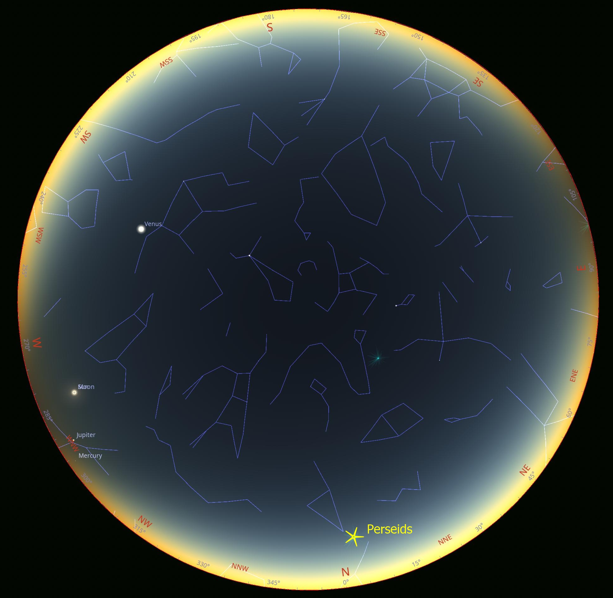 Reykjavik Perseids vs total solar eclipse 2026 2