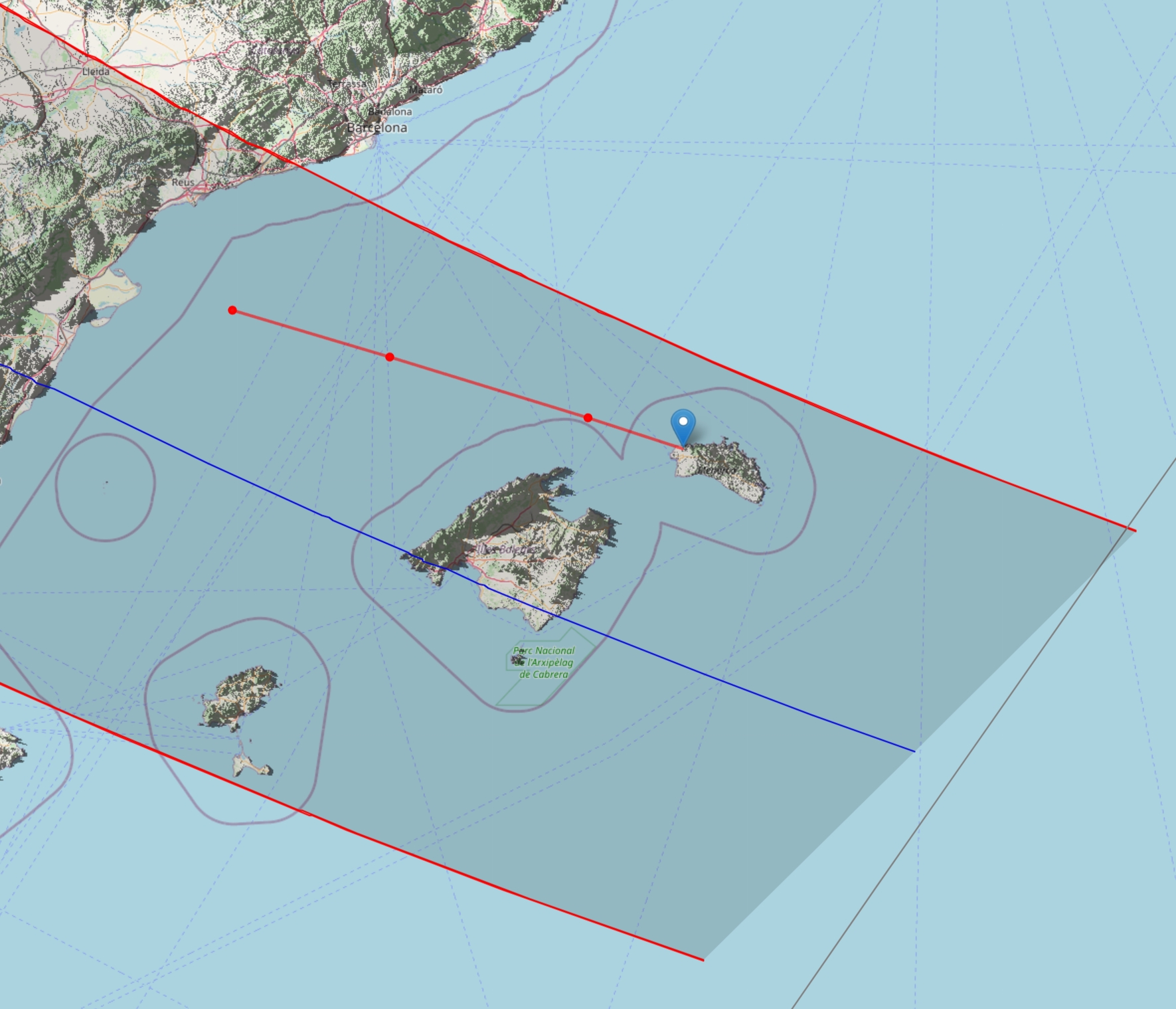 Besselianelements weather and shadow map